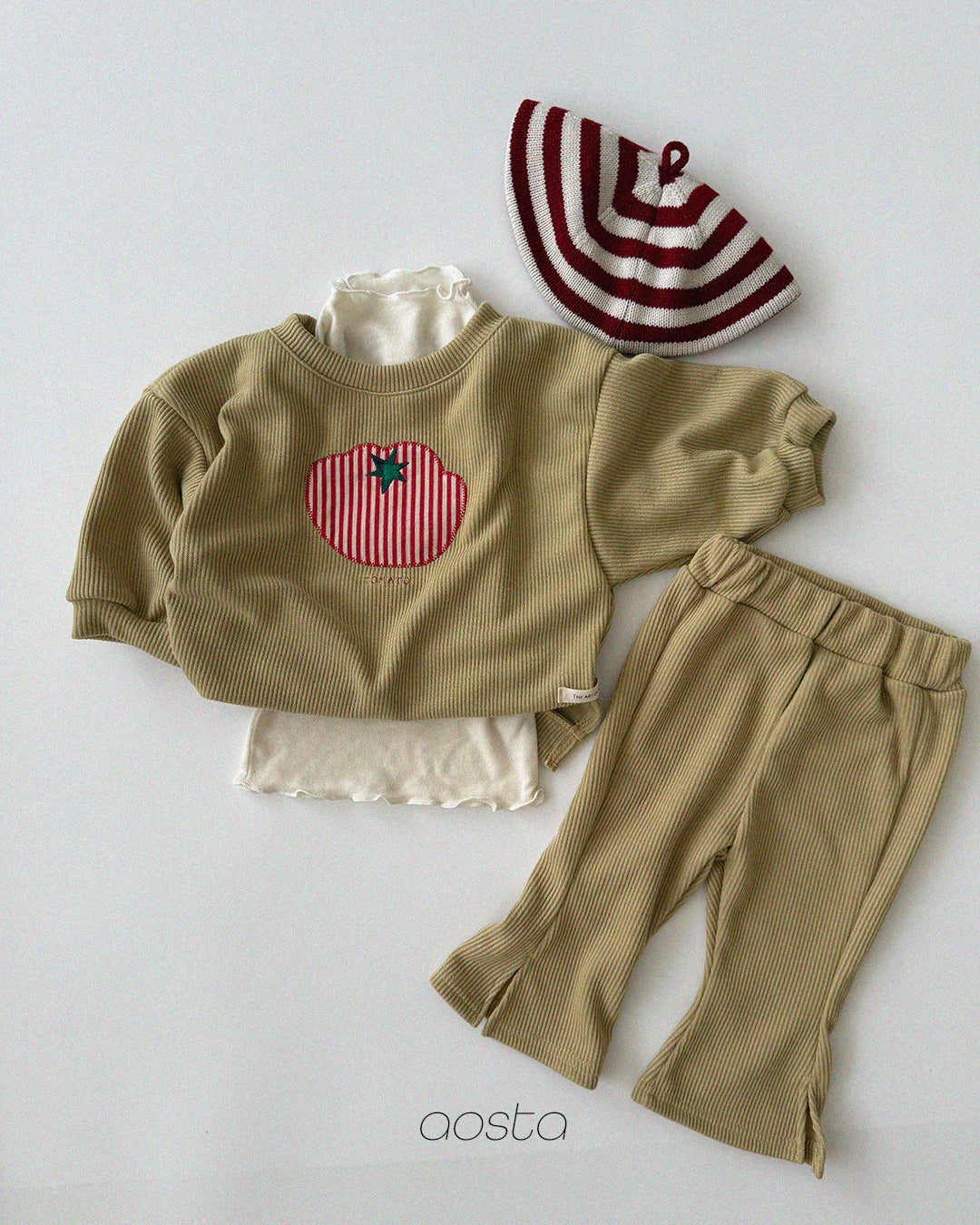 ［Aosta］Bibi Flare Pants