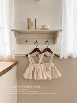 Leaf suspender skirt