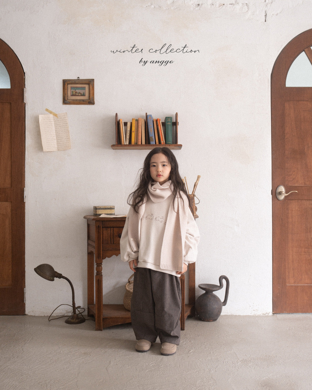 ［anggo］Anggo knit muffler