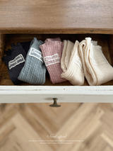 Mellow rib socks
