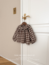 Marche check blouse