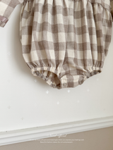 Bonbon check rompers