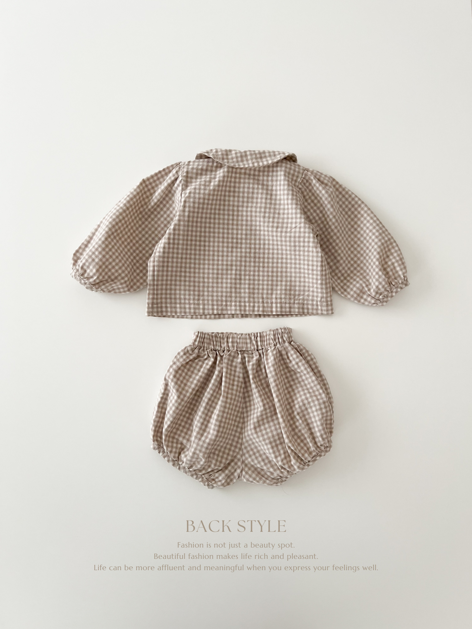 Bienna check bebe set