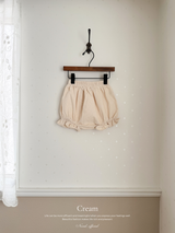 Heart corduroy frill bloomer