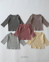 ［Aosta］Cookie Stripe Tee