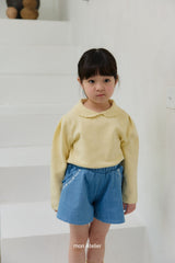 ［mon Atelier］Culotte denim pants