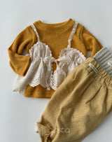 ［Aosta］Lace Bustier