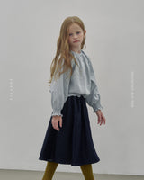 ［ROSETTE］Shirring flower blouse