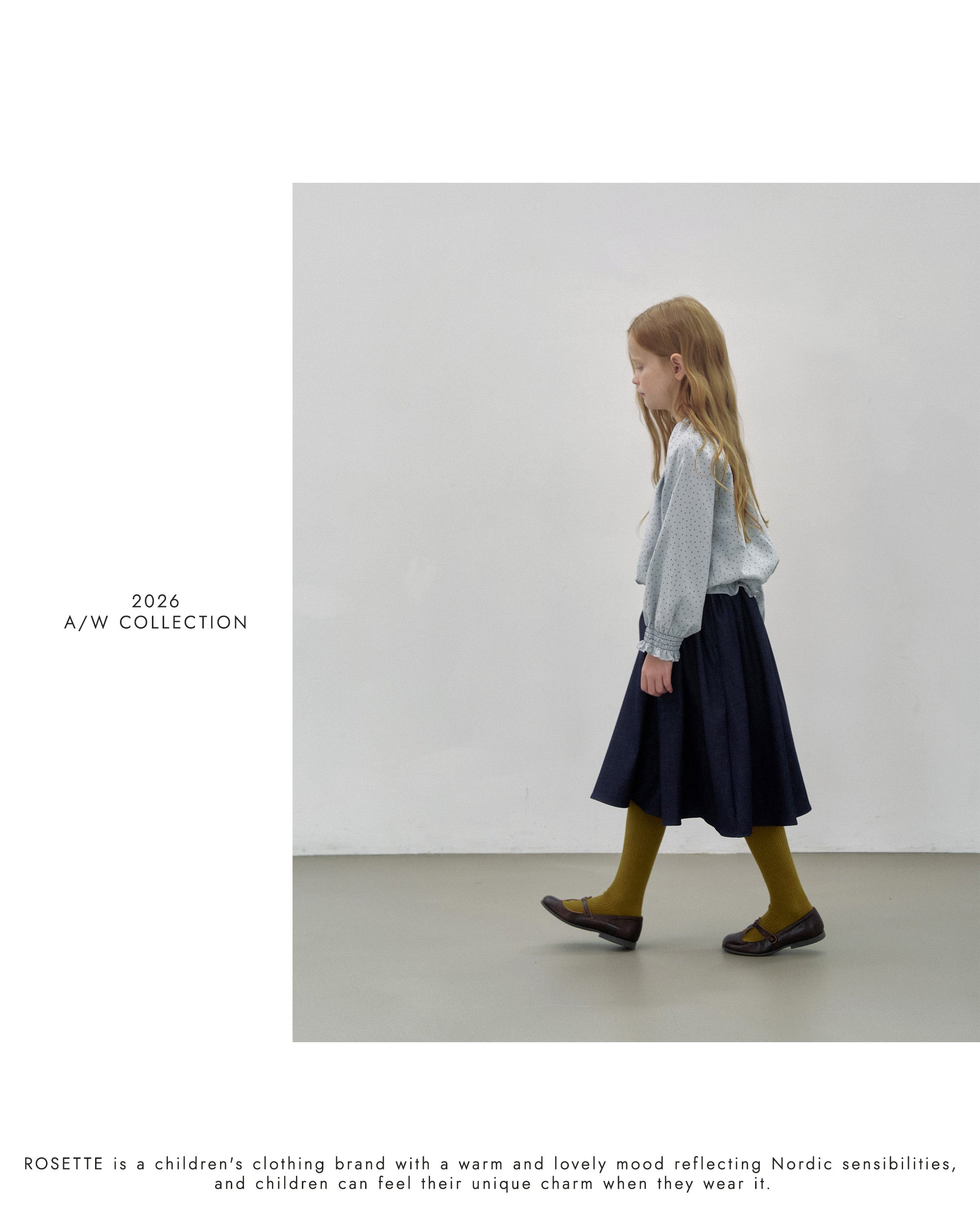 ［ROSETTE］Shirring flower blouse