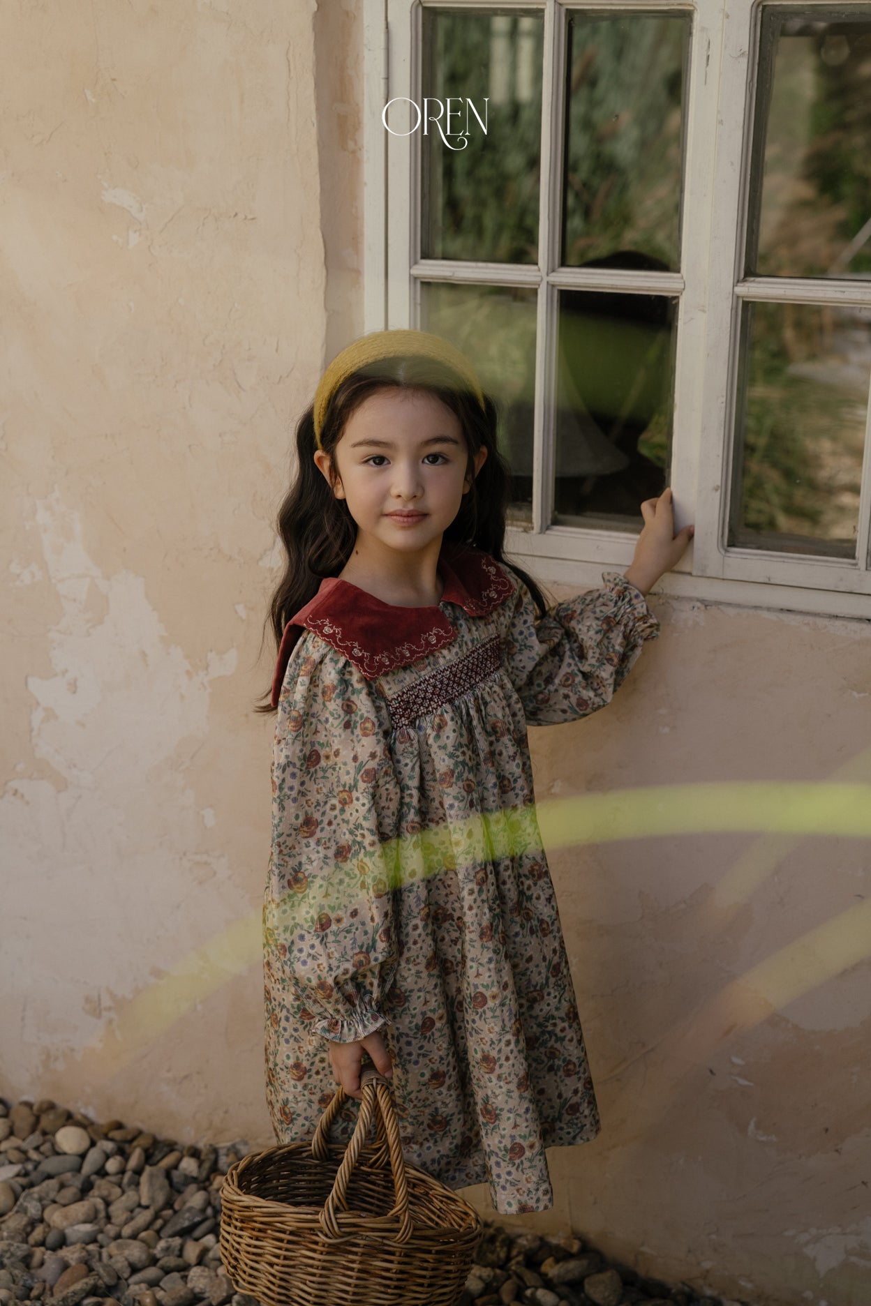 [OREN] Bonjour square collar dress