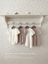 Soft puff knit one-piece