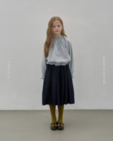 ［ROSETTE］Shirring flower blouse