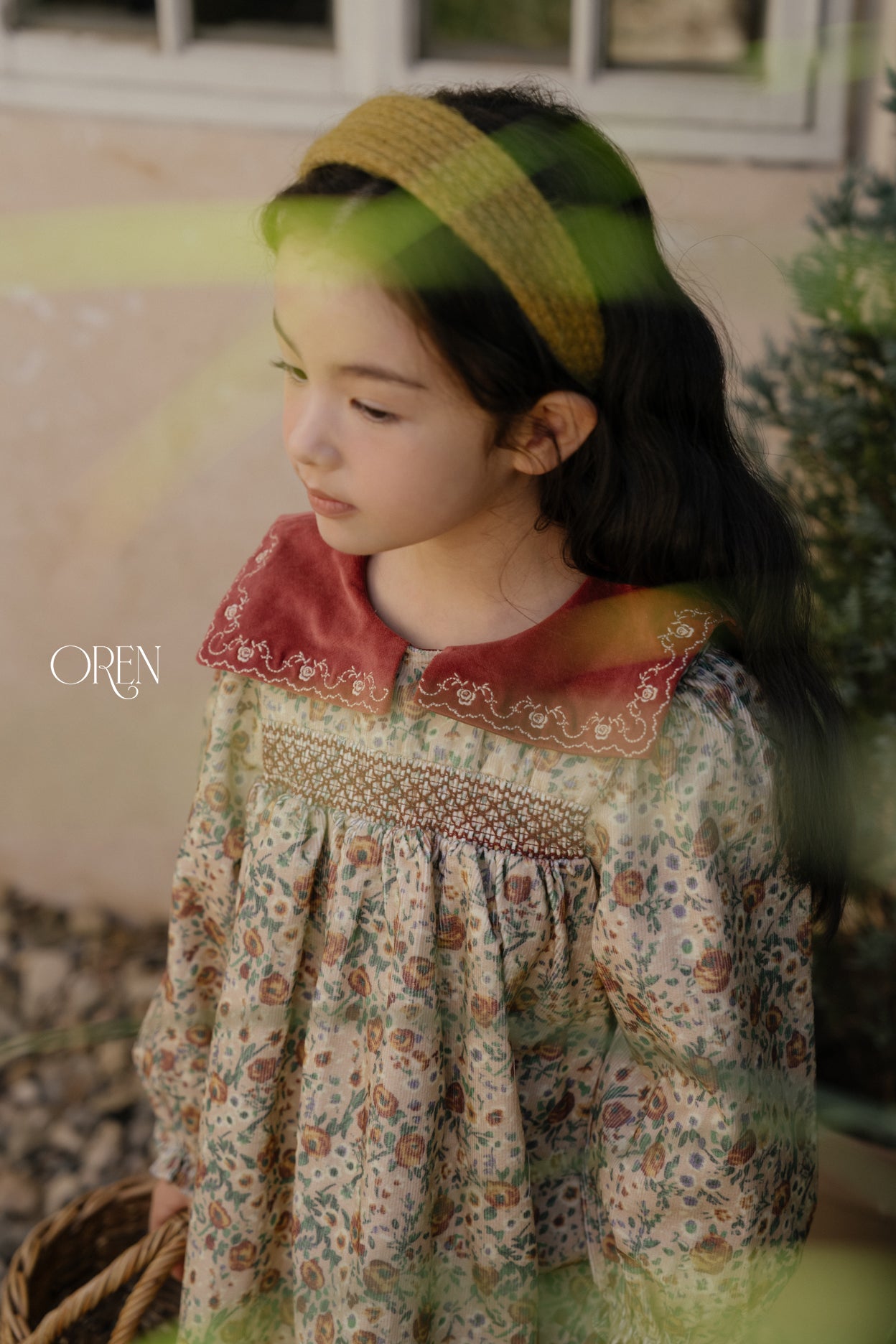 [OREN] Bonjour square collar dress