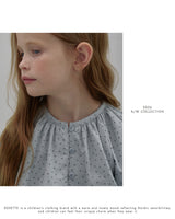［ROSETTE］Shirring flower blouse
