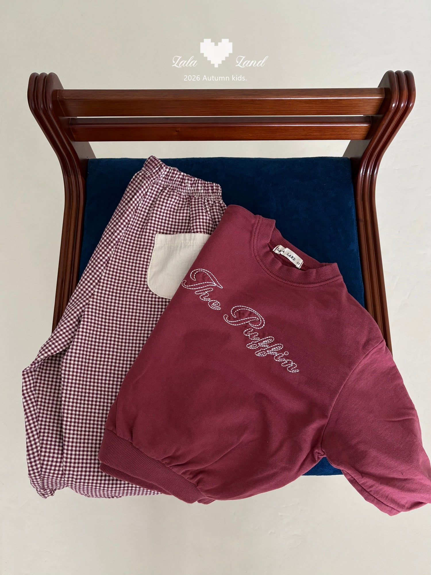 ［Lala land］Lits check pants