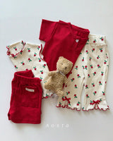 ［Aosta］Heart button tee
