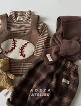 ［Aosta］Check pants