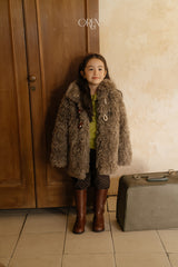 [OREN] Berni toggle fur jacket