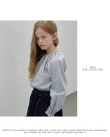 ［ROSETTE］Shirring flower blouse