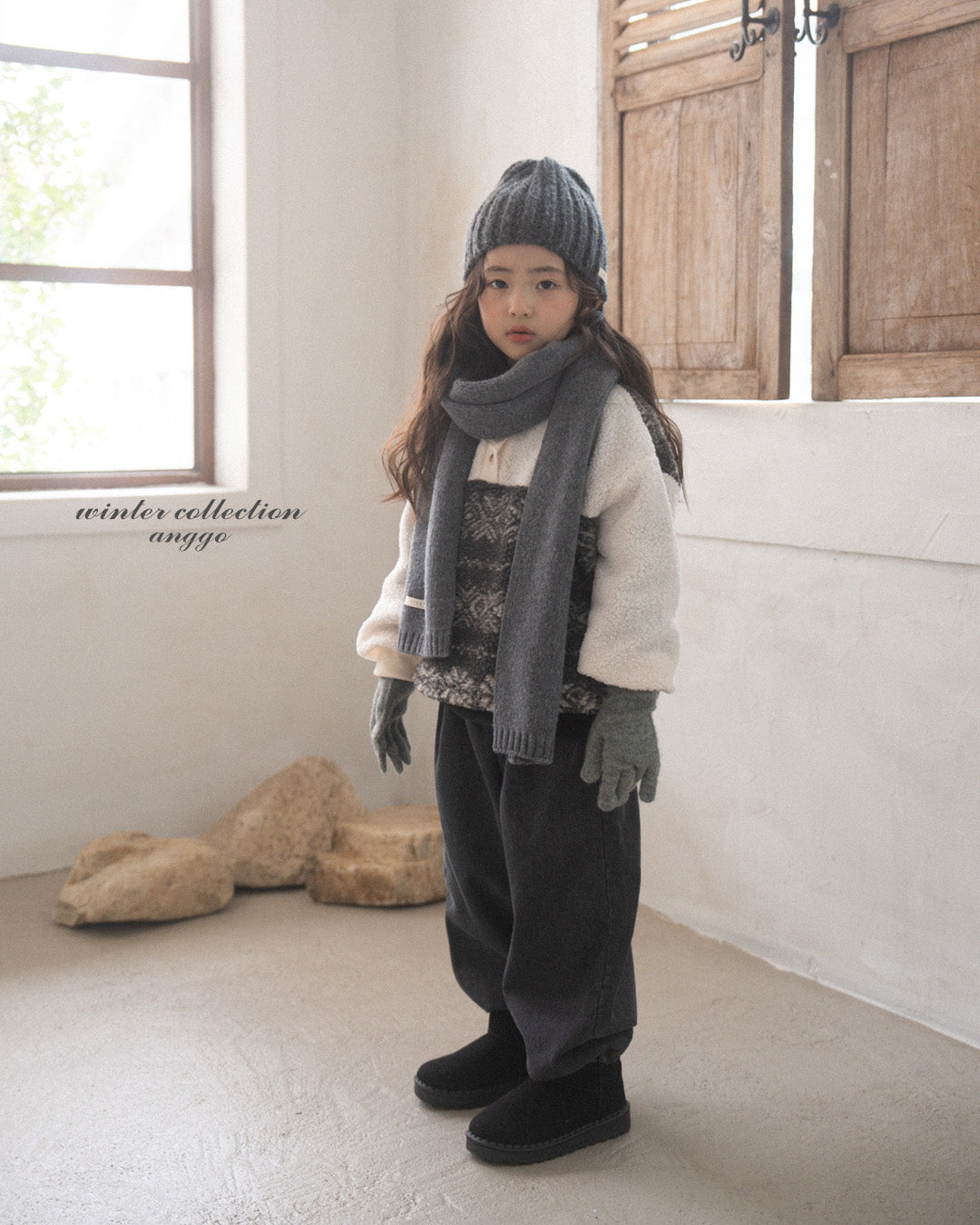 ［anggo］Anggo knit mitten