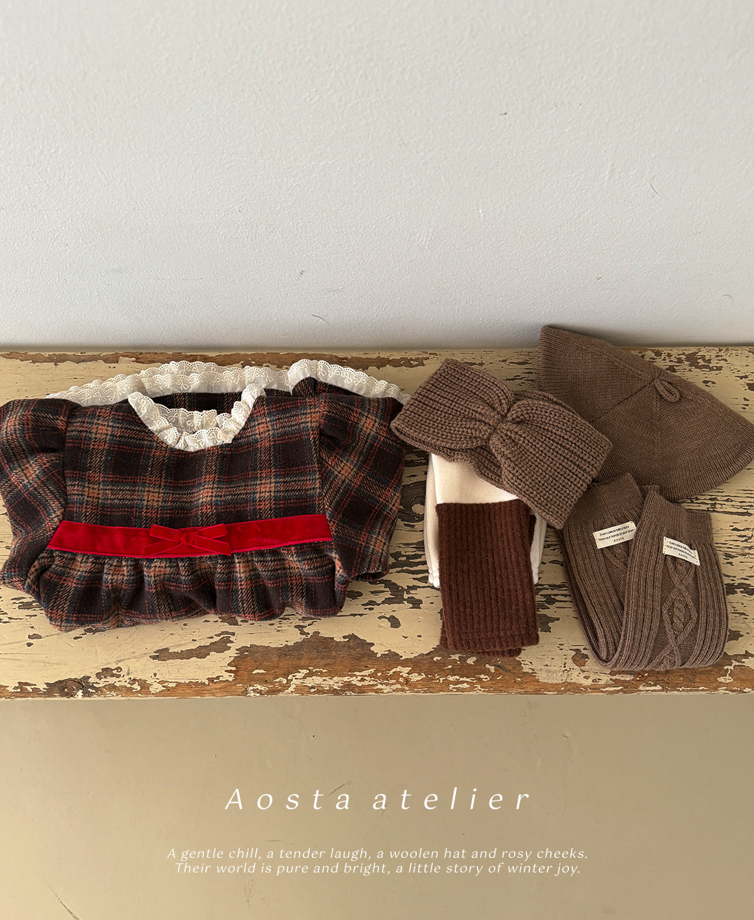 ［Aosta］Knit hairband