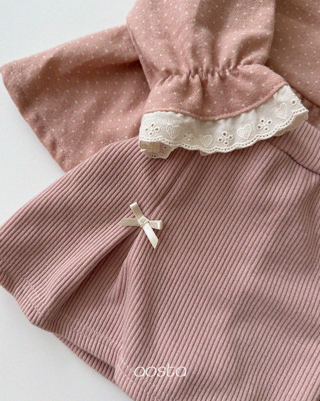 ［Aosta］Milk Dot Blouse