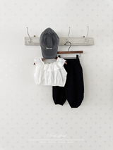Dot crinkle jogger pants