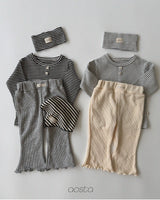 ［Aosta］Cookie Stripe Tee