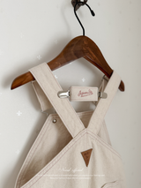 Cotton berry short overalls