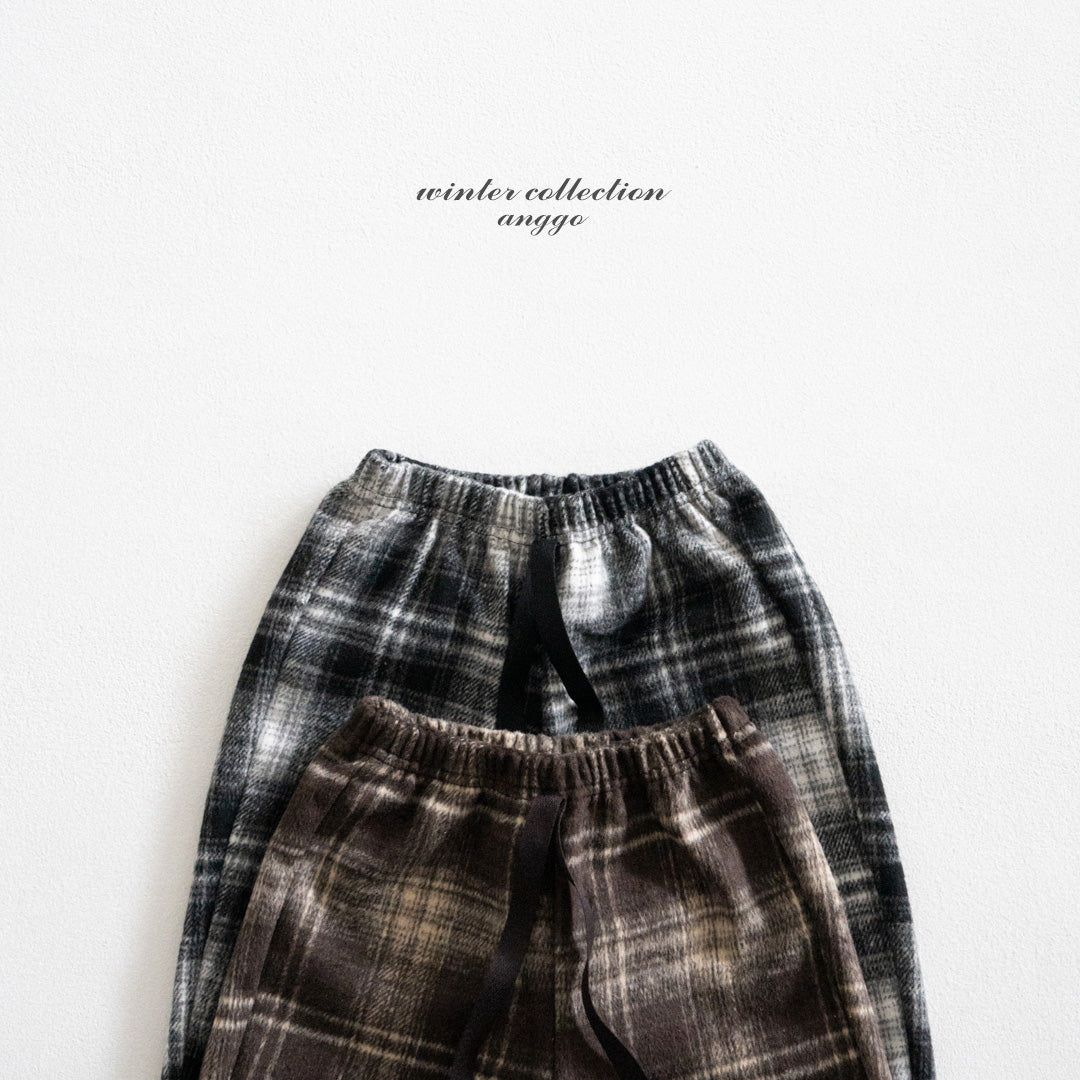 ［anggo］Chex pants