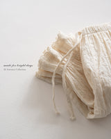 ［anggo］Crepe frill pants