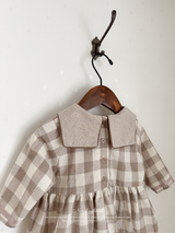 Bonbon check one-piece