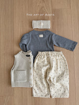 ［Aosta］Knit Cookie Vest
