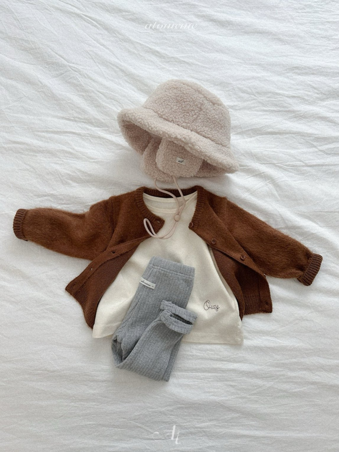 [atomeme] Winter Ribbed Leggings