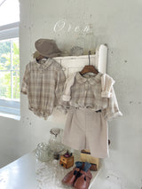 ［OREN］Leandre check rompers