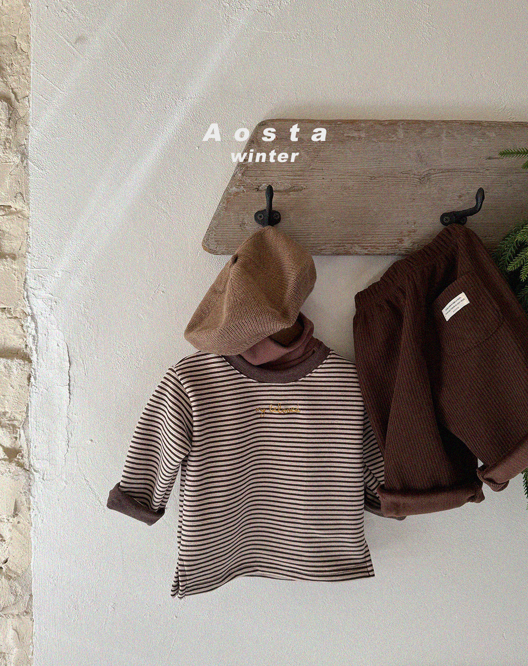 ［Aosta］Fake turtleneck