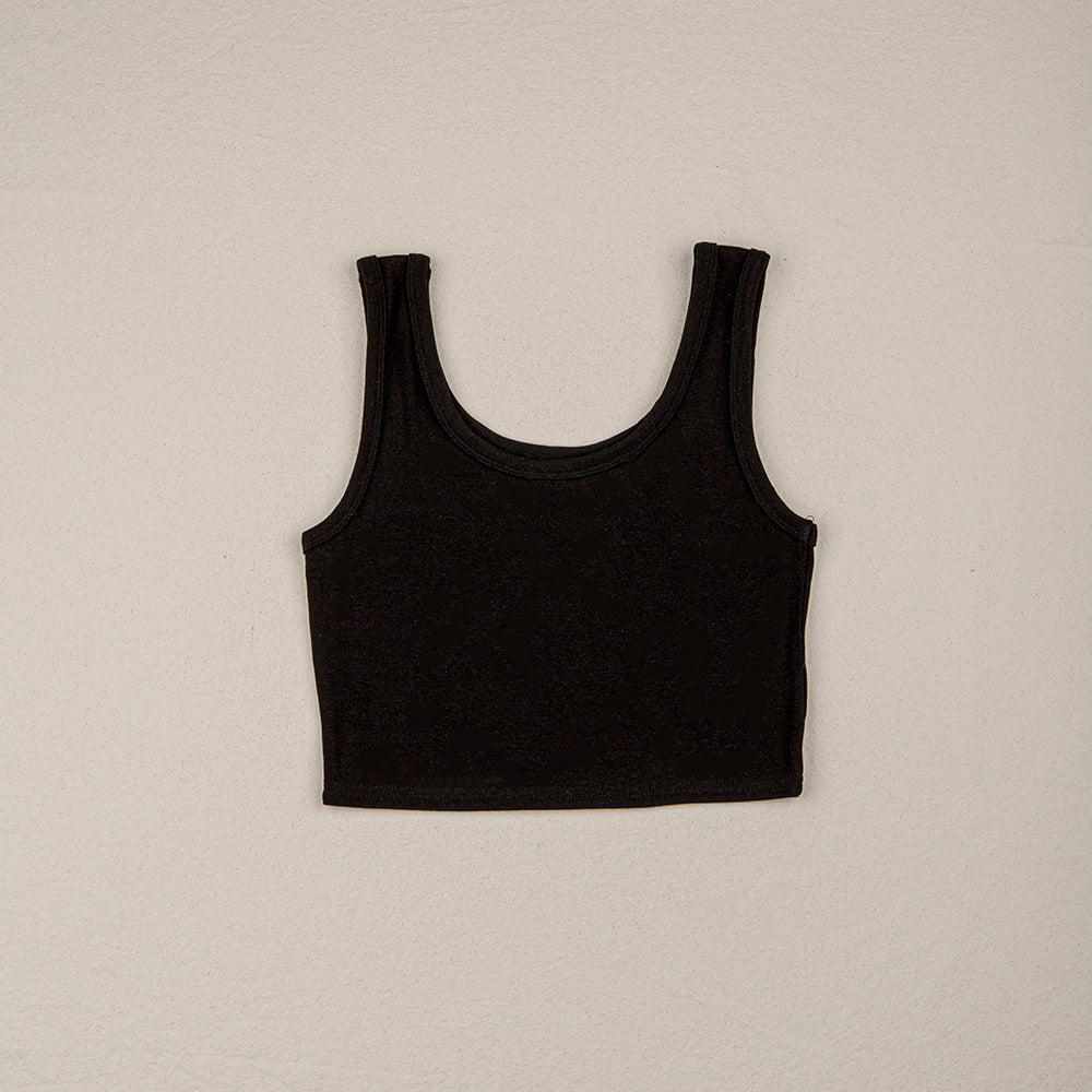 ［peekaboo］Ribbon crop sleeveless (mom)