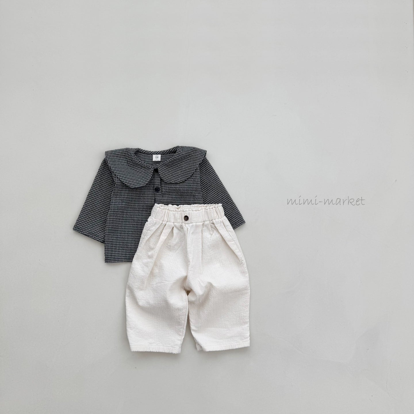 ［mimi market］Pintuck pants