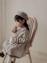 Brunette check one-piece (kids)