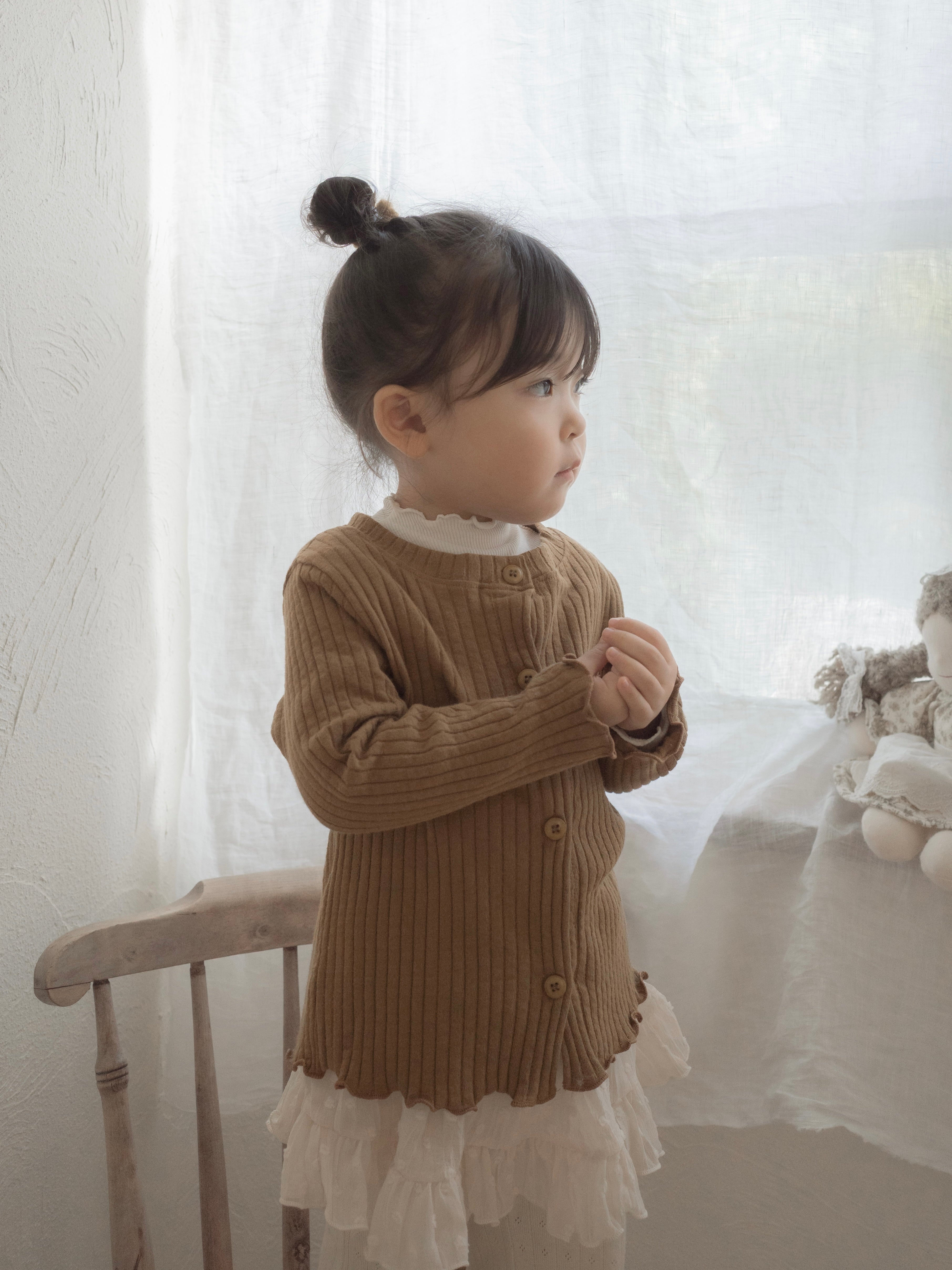 Ribbed Cardigan
