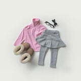 [whitesketchbook] Peach bottleneck rib tee