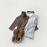 [whitesketchbook] Peach bottleneck rib tee