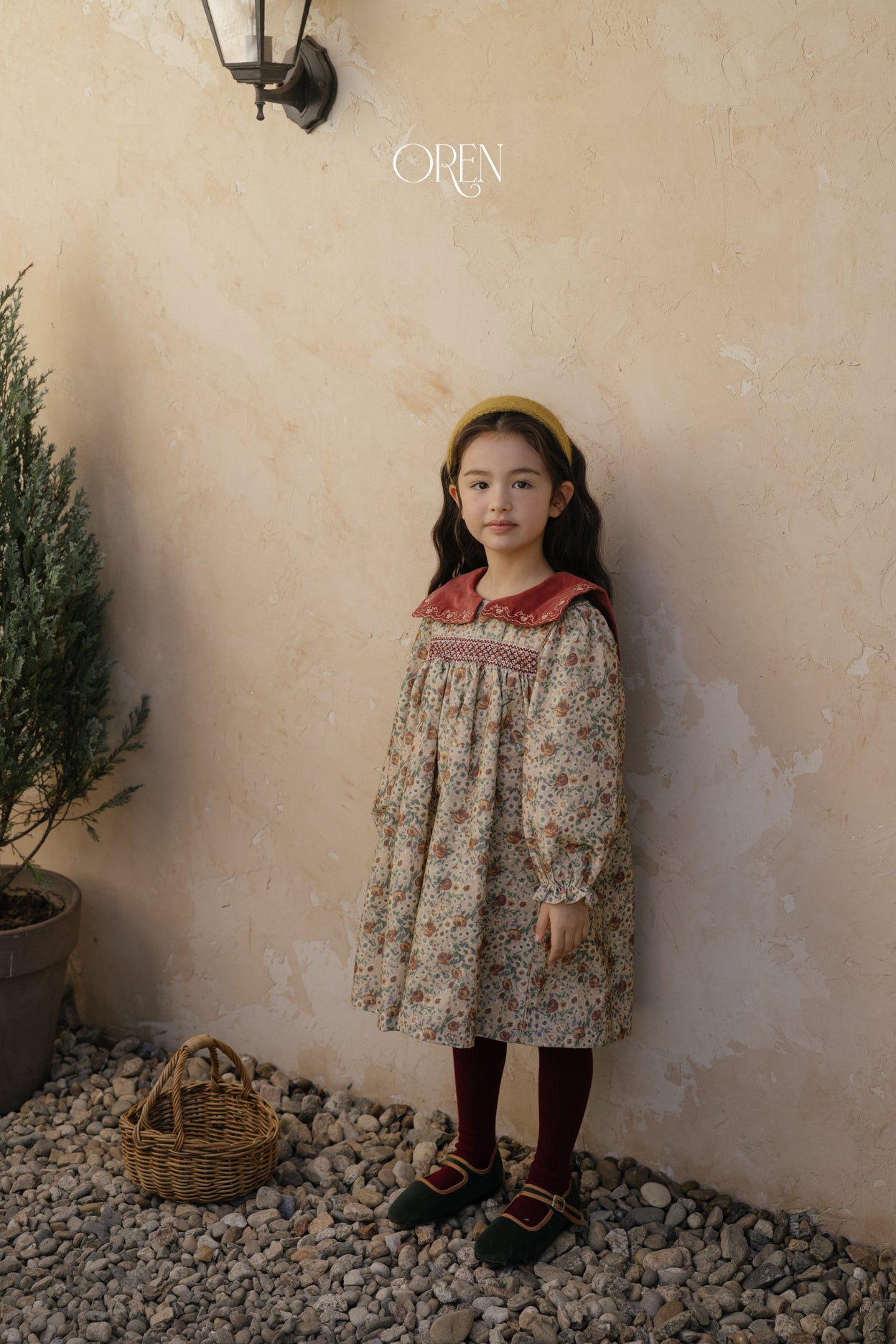 [OREN] Bonjour square collar dress