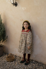 [OREN] Bonjour square collar dress