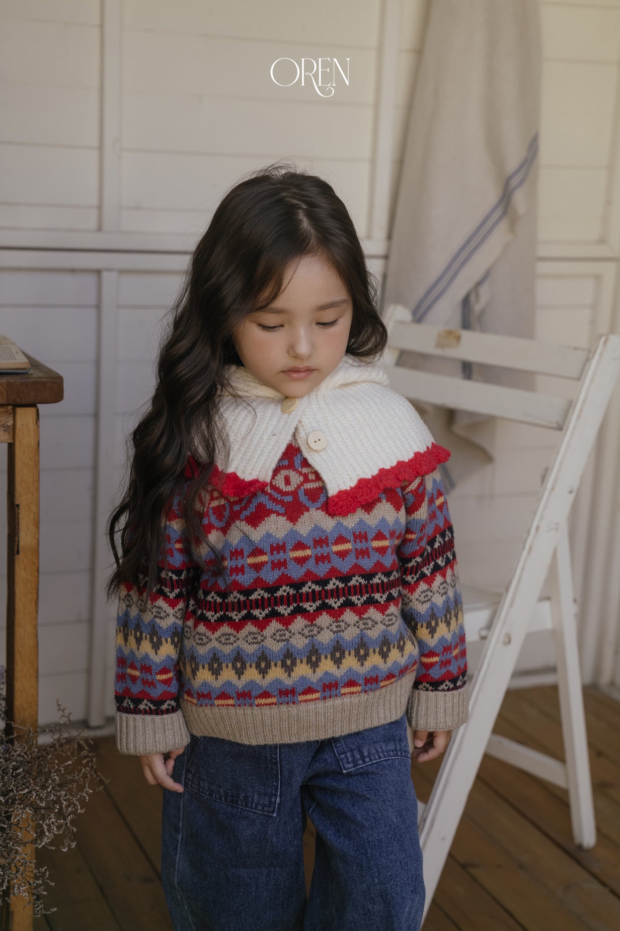 [OREN] Coloralion cape balaclava(kids&adult)