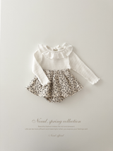 Leaf frill cancan skirt