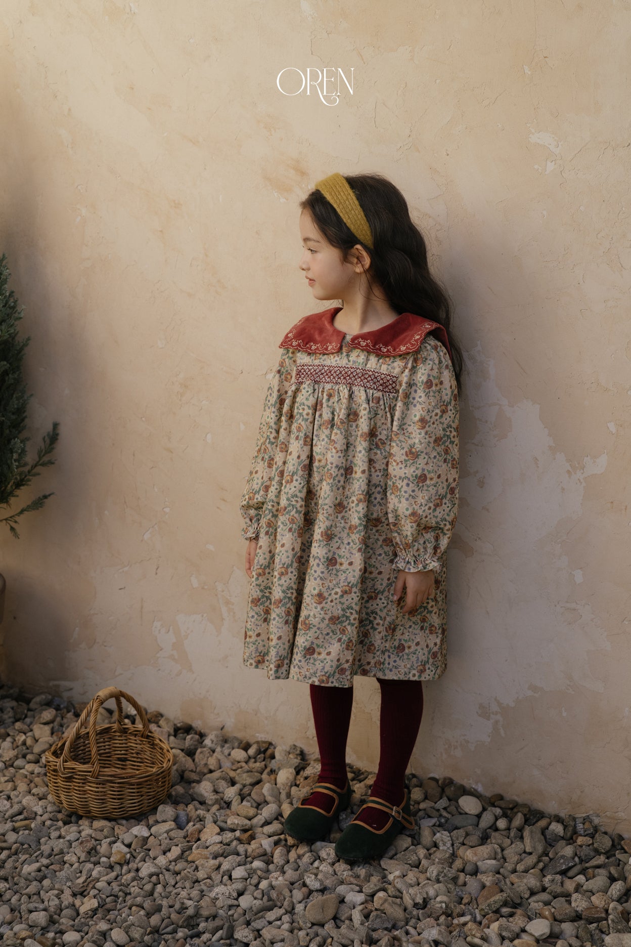 [OREN] Bonjour square collar dress
