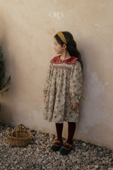 [OREN] Bonjour square collar dress