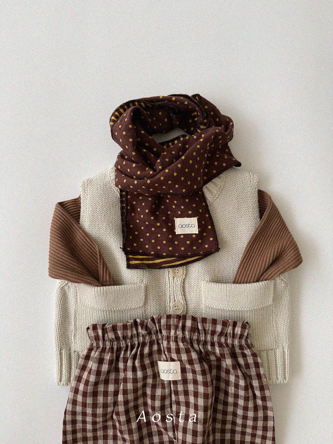 ［Aosta］Choco Chip Muffler