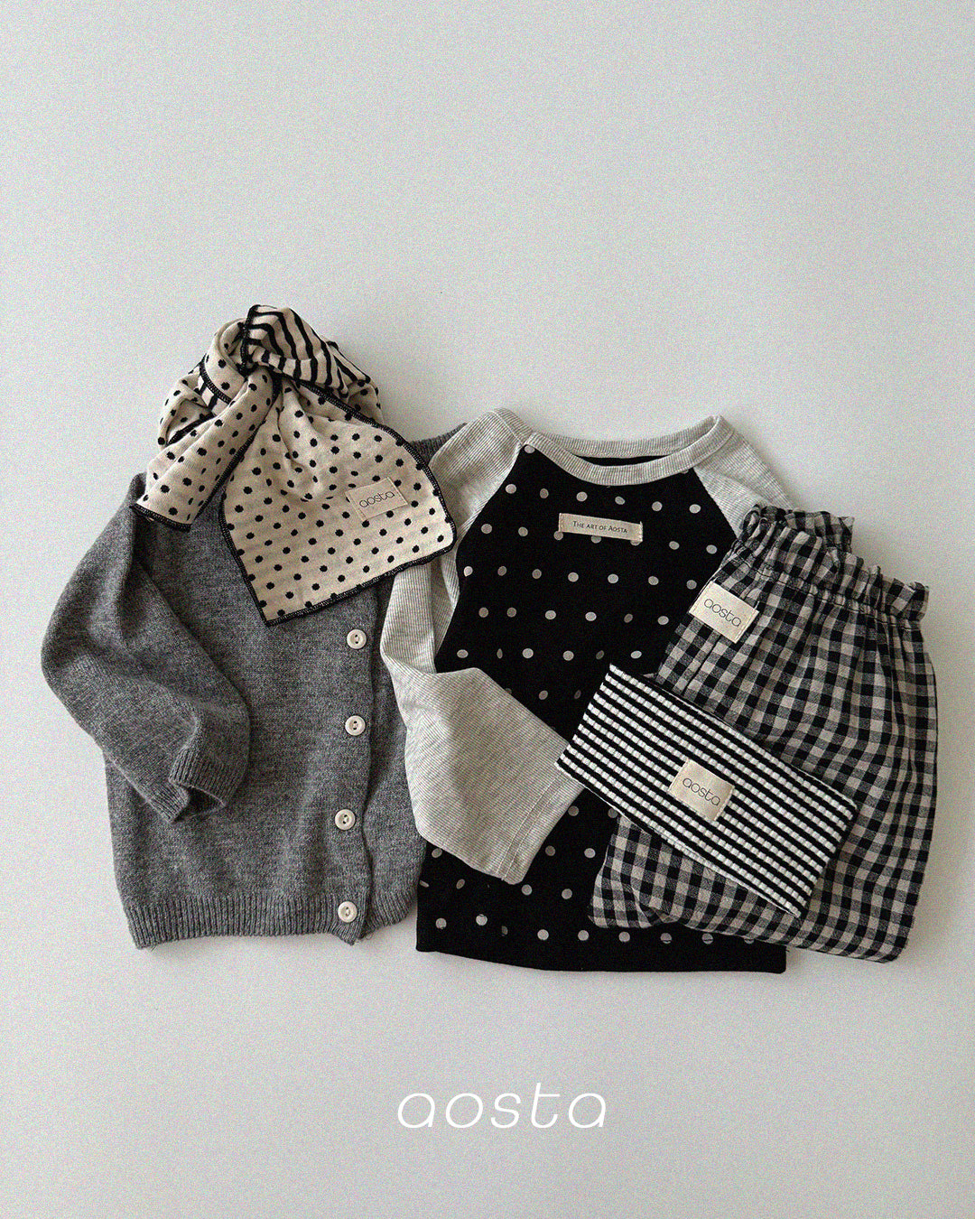 ［Aosta］Choco Chip Muffler
